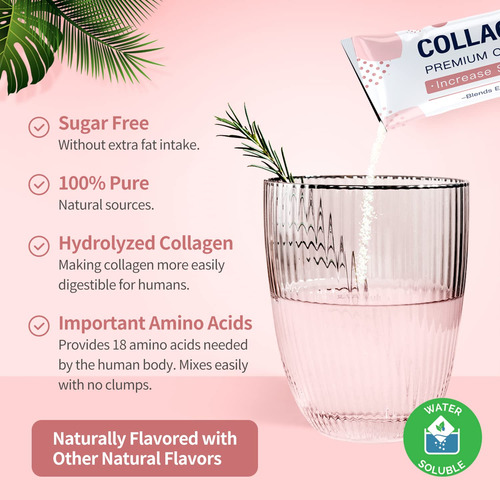 Peptídeos De Colágeno Em Pó Nature Target Multi Tipo I, Ii, - Imagem 2