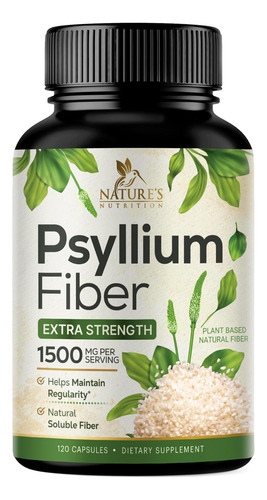 Suplemento De Fibra De Casca De Psyllium Nature"s Nutrition