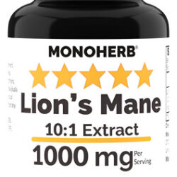 Extrato De Cogumelo Juba De Leão Monoherb 1000 Mg - 90