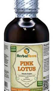Tintura De Lótus Rosa Orgânica Herbal Terra Llc 120 Ml