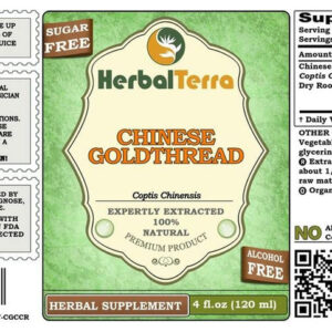 Extrato Líquido De Raiz De Coptis Da Herbal Terra Llc