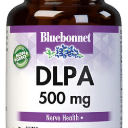 Bluebonnet Dlpa 500 Mg - Aminoácido Para O Sistema Nervoso
