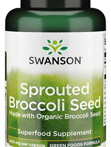 Sementes De Brócolis Orgânicas Swanson 400 Mg 60