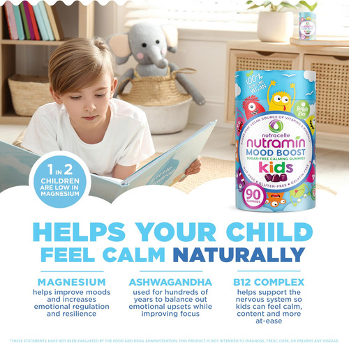 Nutramin Kids Mood Boost Vegam Vitamin Gummy: Suplemento Cal - Imagem 2