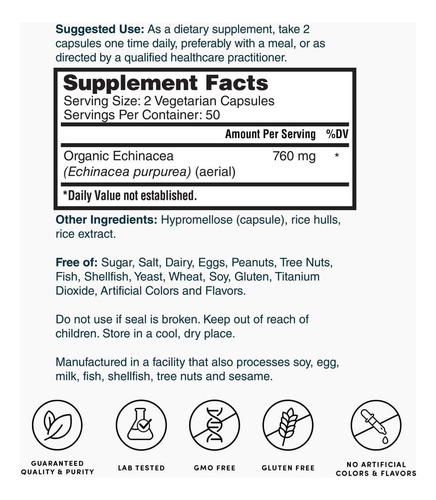 Nature"s Lab EBrasilcea 760mg - Suplemento Natural Para Imuni - Imagem 7