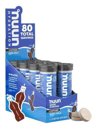 Comprimidos De Eletrólitos Nuun Sport + Cafeína - Dissolvíve - Imagem 7