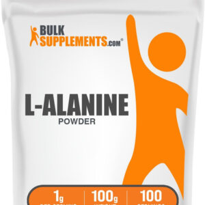 Pó De L-alanina Da Bulksupplements - Suplemento De Aminoácid