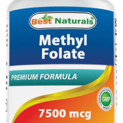 Suplemento Best Naturals Metil Folato 7,5 Mg 180 Cápsulas