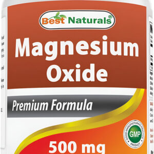 Óxido De Magnésio Naturals 500 Mg 180 Comprimidos