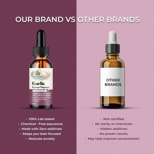 Tintura De Alho Amazing Botanicals - Extrato De Ervas Potent - Imagem 9