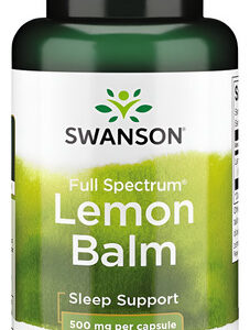 Swanson Melissa 500 Mg - 60 Cápsulas Relaxantes