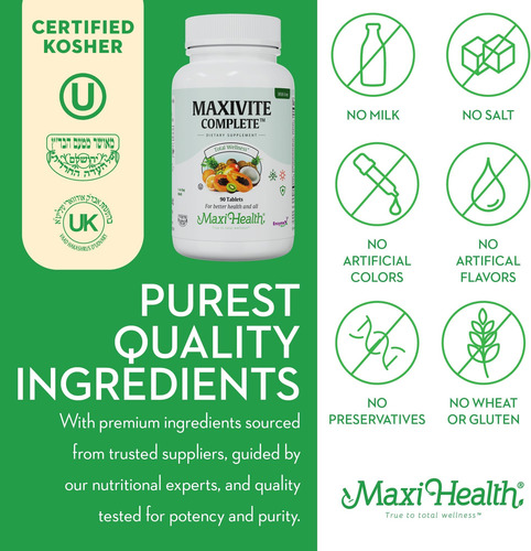 Maxi Health Complete Vitaminas Uma Vez Ao Dia Para Homens E - Imagem 6