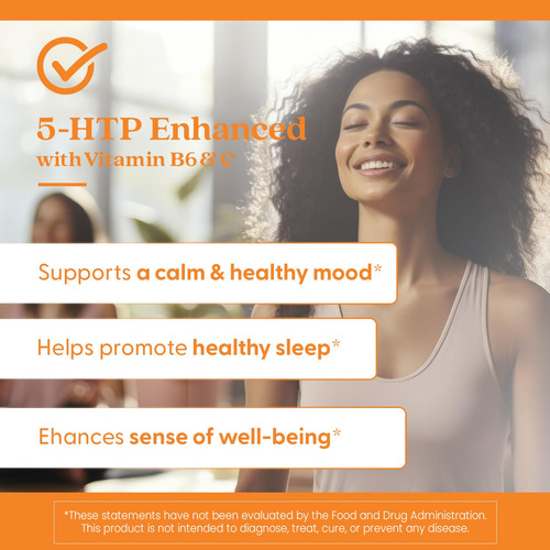 Suplemento Doctor's Best 5-htp Enhanced Mental Health 120 Ca - Imagem 7