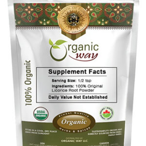 Pó De Alcaçuz Orgânico Organic Way - Chá De Ervas 100% Puro