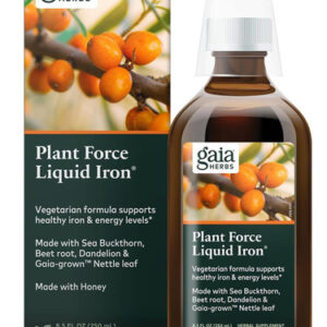 Gaia Herbs Plant Force Ferro Líquido - Suplemento De Ferro V