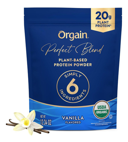 Orgain Vegano Orgânico Perfect Perfect Blend Protein Powder, - Imagem 9
