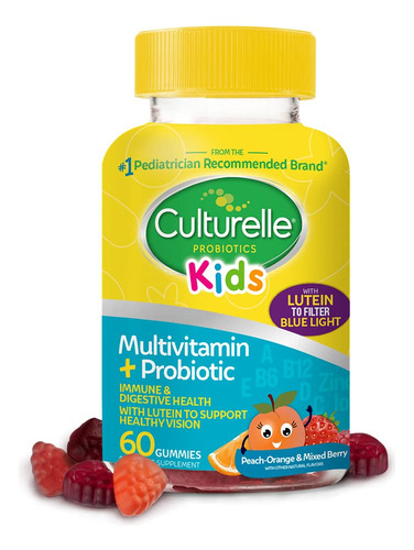 Gomas Probióticas Culturelle Kids 2+ Digestive & Immune 60ct