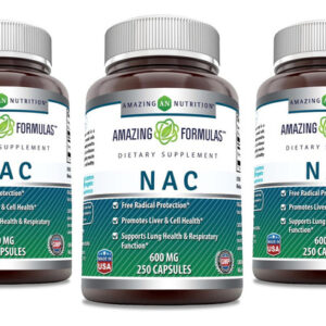 Amazing Nutrition Formulas Nac 600 Mg | Suplemento Sem Ogm