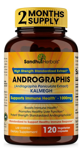 Sandhuherbals Sandhu Herbals Andrographis Paniculata Kalmegh - Imagem 7