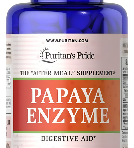 Enzimas De Mamão Puritan"s Pride 250