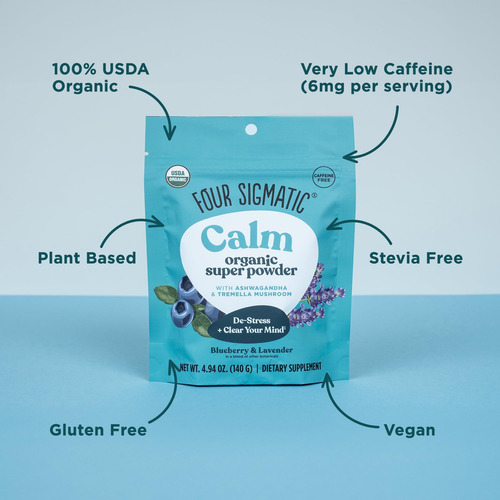 Quatro Sigmatic Calm Super Powder Orgânico Superalimento Em - Imagem 8