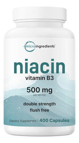 Suplemento De Microingredientes Niacina 500 Mg 400 Cápsulas