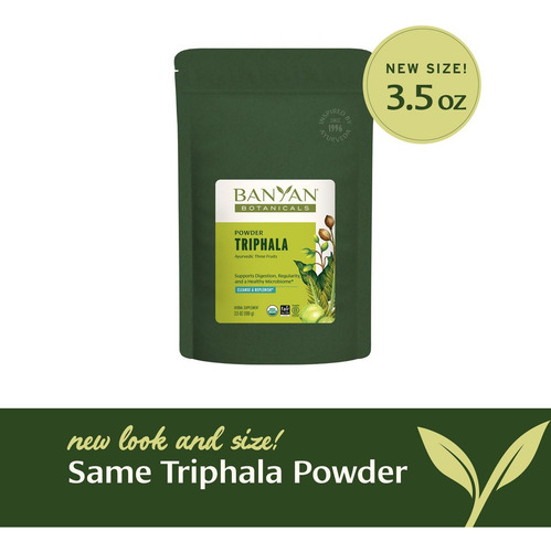 Pó De Triphala Orgânico Banyan Botanicals - 3,5 Oz - Imagem 7