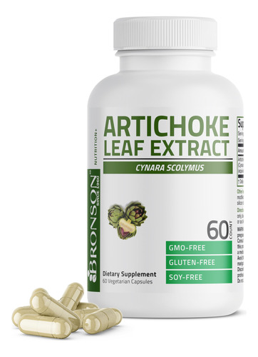 Suplemento Bronson Alcachoke Leaf 1000mg 60 Cápsulas - Imagem 7