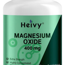 Óxido De Magnésio Heivy 400mg - Suplemento Vegano