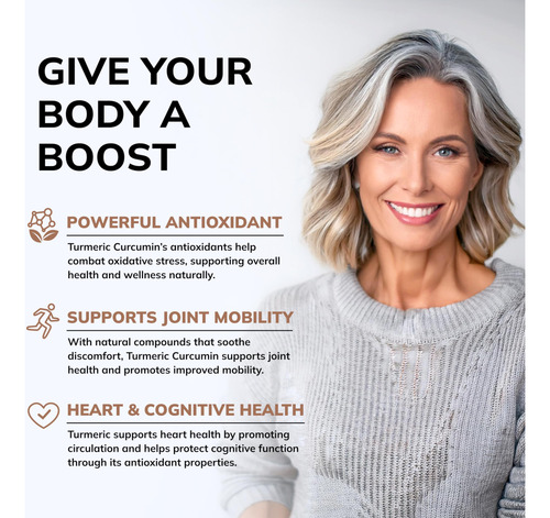 Suplemento Asquared Nutrition Curcuma Curcumina 1300mg - Imagem 3