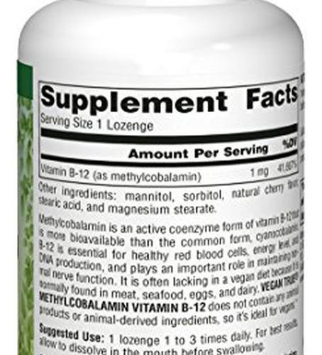 Suplemento Vegano Com Sabor De Vitamina B-12 Da Source Natur - Imagem 3