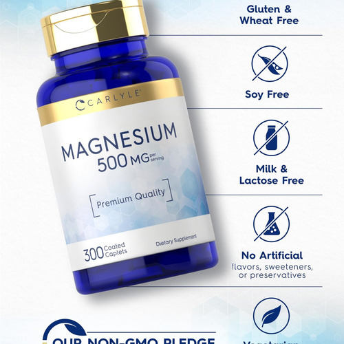 Carlyle Magnésio 500mg | 300 Comprimidos Veganos - Imagem 7