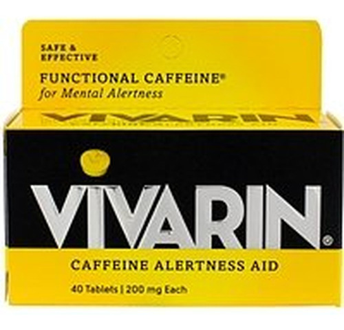 Vivarin 200mg, 40 Comprimidos Para Alerta Mental