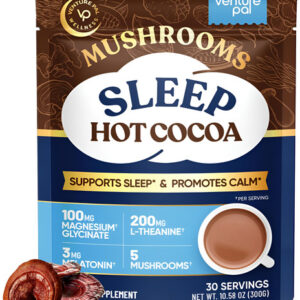 Venture Pal Cogumelo Chocolate Quente, Auxiliar Do Sono, 30