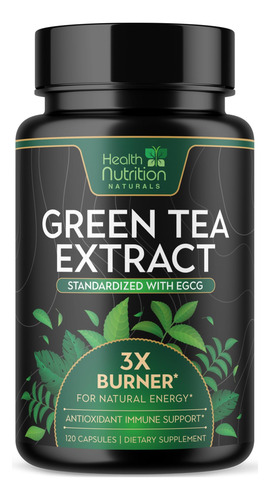 Suplemento: Health Nutrition Naturals, Extrato De Chá Verde