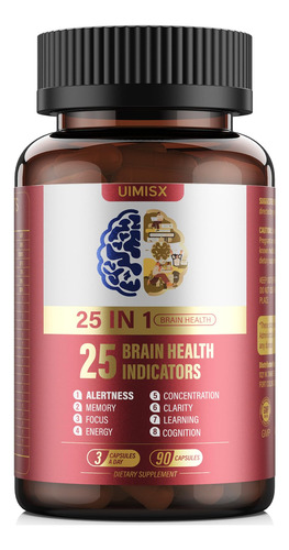 Suplemento Cerebral Uimisx Para Agilidade Mental, Memória E
