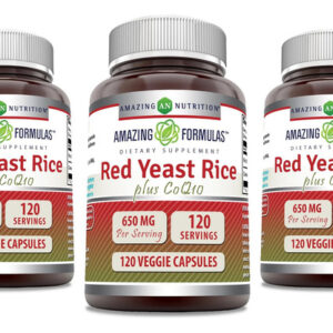 Suplemento De Arroz Vermelho E Coq-10 Amazing Nutrition 120