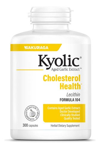 Suplemento Kyolic Aged Alho Extract Formula 104 300 Cápsulas