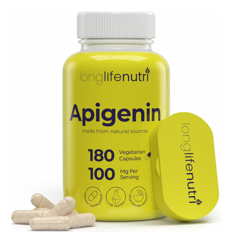 Apigenina 100mg-bioflavonóide Natural Do Extrato De Camomila - Imagem 9