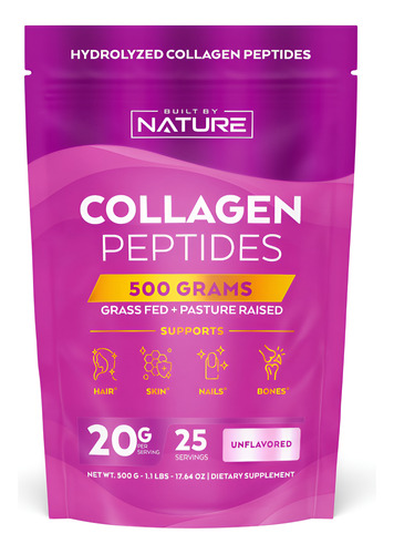 Peptídeos De Colágeno Em Pó Fabricados Pela Nature Platinum