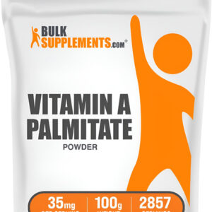Vitamina A Em Pó De Palmitato Bulksupplements - 100g