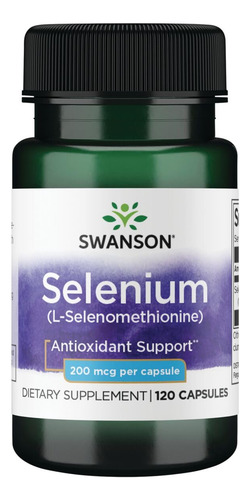 Suplemento Swanson Ultra Semsc Selenium 200mcg 120 Cápsulas