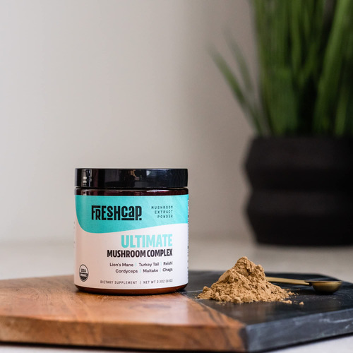 Suplemento Freshcap Ultimate Mushroom Complex Powder 60 Serv - Imagem 6