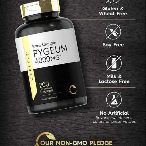 Cápsulas Carlyle Pygeum Africanum | Extrato Poderoso - Imagem 7