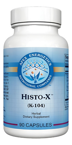 Suplemento Apex Energetics Histo-x (k-104), 90 Cápsulas