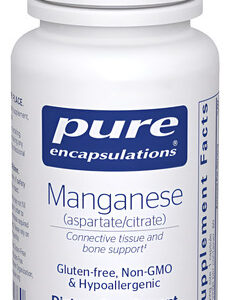 Suplemento Hipoalergênico De Manganês Pure Encapsulations 60