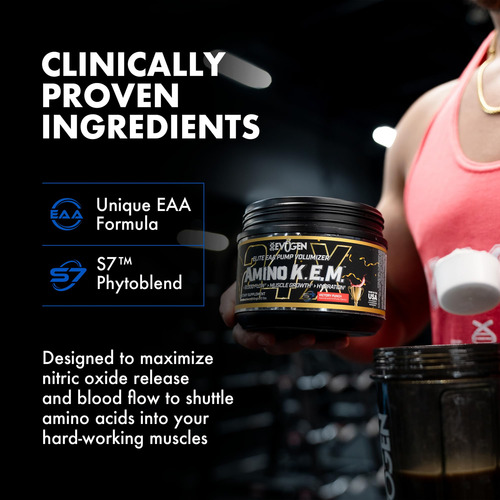 Suplemento Evogen Amino K.e.m. Eaa E Bcaa Victory Punch 30 S - Imagem 5