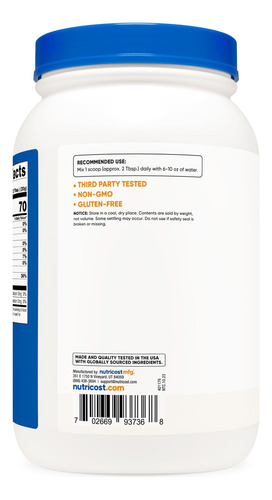 Pó De Dextrose De Nutricost 5 Libras - Não -ogm, Sem Glúten - Imagem 8