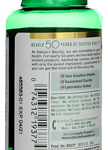 Nature&quots Bounty Vitaminas D-5000 Ui Nature&quots Bounty, 150