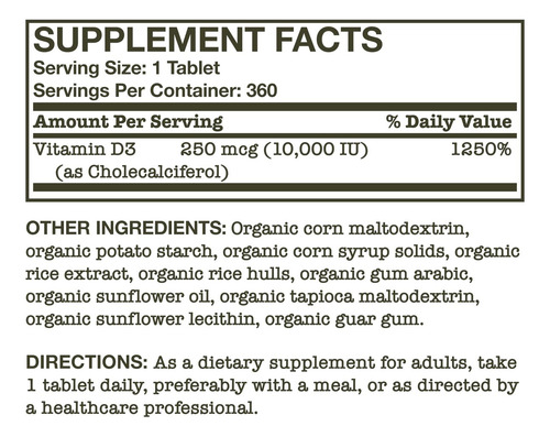 Futurebiotics Vitamina D3 10.000 Ui Para Ossos E Músculos - Imagem 7
